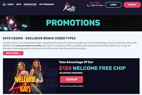 Kats Casino: $120 Free Chip, plus 75 Free Spins No .